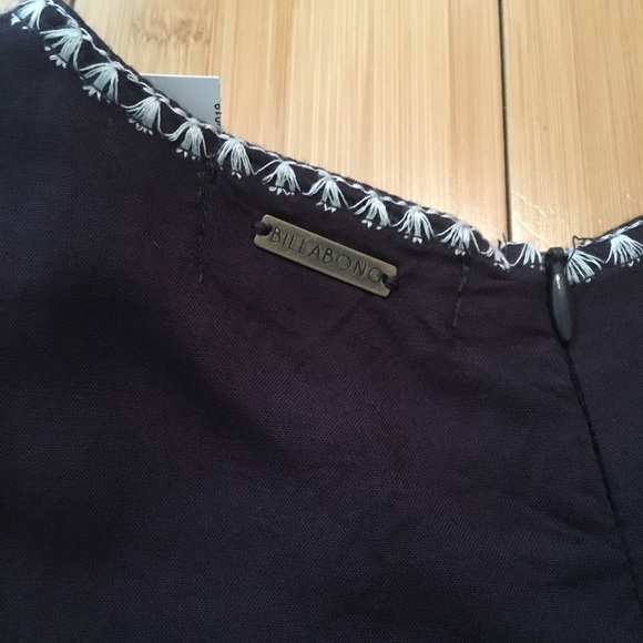 Billabong Shinning Embroidered Black size L - Picture 6 of 6